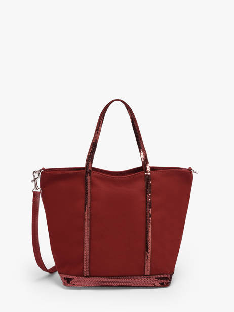 Petit Cabas Zippé Paillettes Vanessa bruno Rouge cabas 1V40435