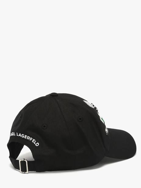 Casquette Ikon Multi Pin Karl lagerfeld Noir k ikon B1W33019 vue secondaire 2