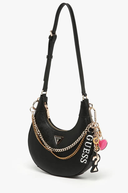 Sac Bandoulière Davina Guess Noir davina BG989918 vue secondaire 2