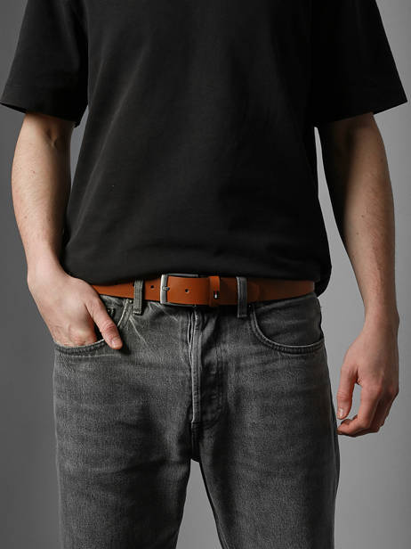 Ceinture Tommy hilfiger Marron adan AM13014 vue secondaire 1