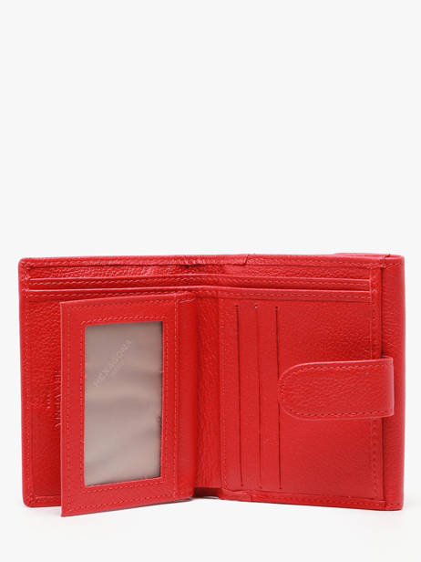 Portefeuille Confort Cuir Hexagona Rouge confort 467468 vue secondaire 2