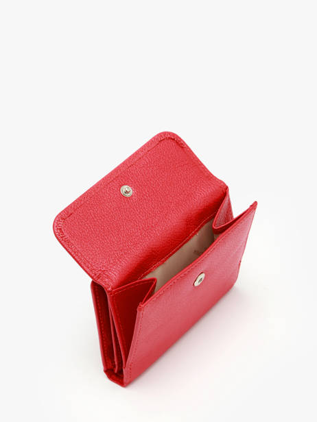 Portefeuille Confort Cuir Hexagona Rouge confort 467468 vue secondaire 3