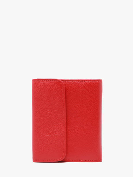 Portefeuille Confort Cuir Hexagona Rouge confort 467468 vue secondaire 4
