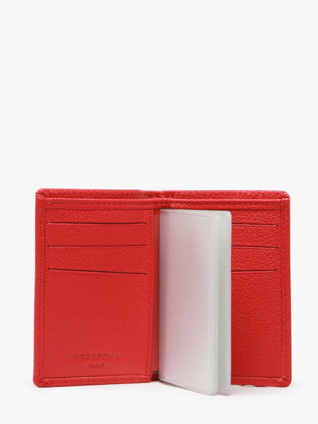 Porte-cartes Confort Cuir Hexagona Rouge confort 461007 vue secondaire 1