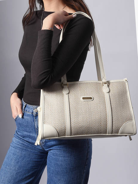 Sac Porté épaule Capri Hexagona Blanc capri 4020264 vue secondaire 1