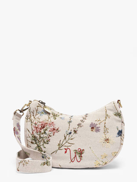 Sac Bandoulière Alocasia Coton Cuir Woomen Beige alocasia WALO18