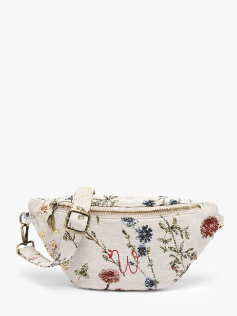 Sac Banane Cuir Woomen Beige alocasia WALO04