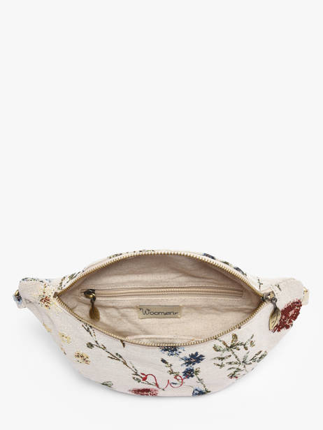 Sac Banane Cuir Woomen Beige alocasia WALO04 vue secondaire 3