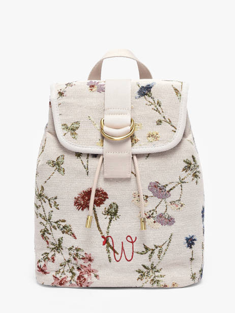 Sac à Dos Cuir Woomen Beige alocasia WALO03