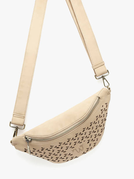 Sac Banane Woomen Beige zamia WZAM04 vue secondaire 2
