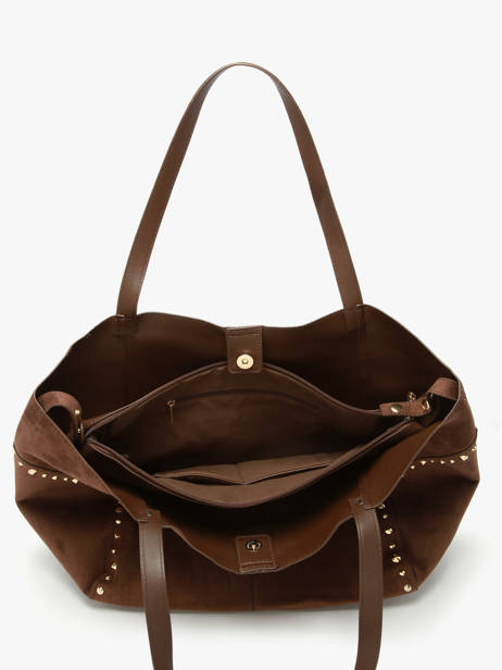 Sac Porté épaule Velvet Miniprix Marron velvet M9457 vue secondaire 2