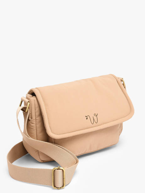 Sac Bandoulière M Primevere Woomen Beige primevere WPRI08 vue secondaire 3