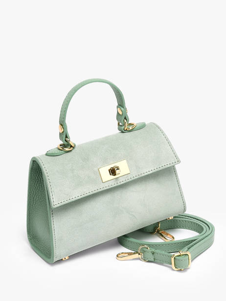 Sac Porté épaule Velvet Caviar Cuir Milano Vert velvet caviar VC25116 vue secondaire 2