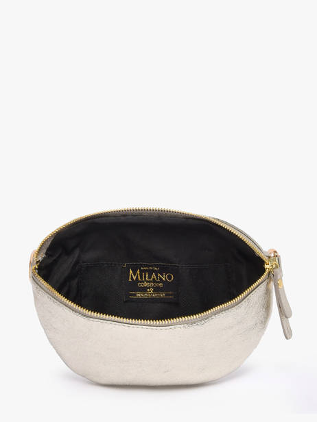 Sac Banane Cuir Milano Argent nine NI19091 vue secondaire 3
