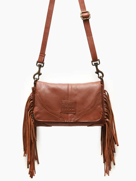 Sac Bandoulière Dakota Cuir Basilic pepper Marron dakota BDAK43 vue secondaire 2