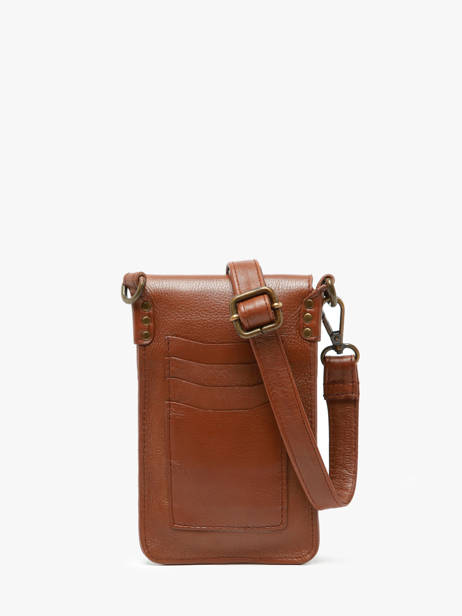 Étui Téléphone Cuir Basilic pepper Marron cow BCOW88 vue secondaire 4