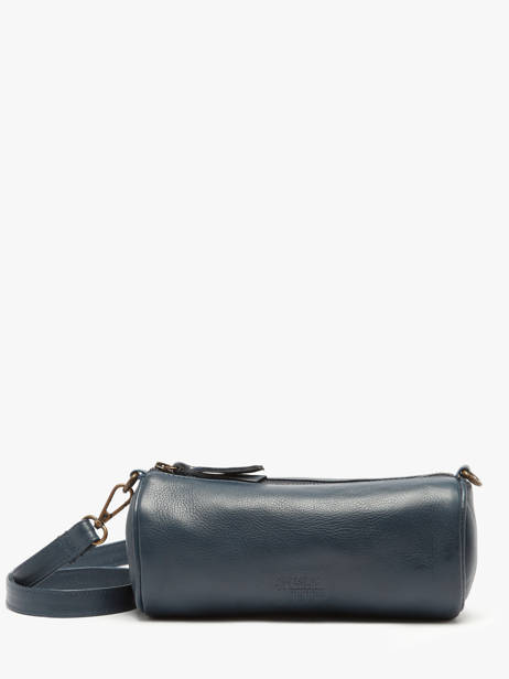 Sac Bandoulière Cow Cuir Basilic pepper Bleu cow BCOW87