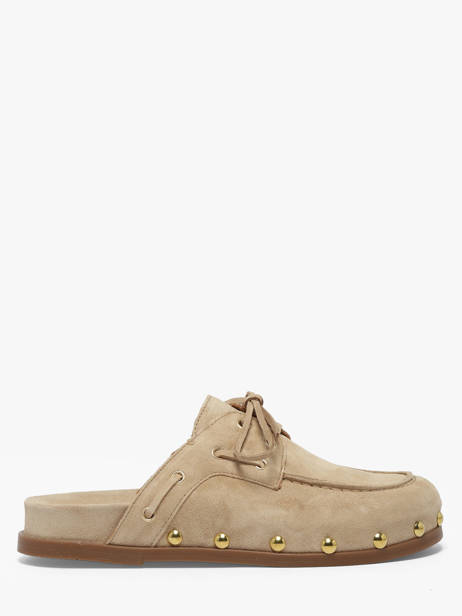 Mules En Cuir Alpe Beige women 53971108
