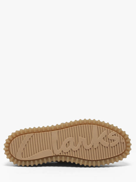 Chaussures Bateau Plateforme En Cuir Clarks Beige women 26186302 vue secondaire 5