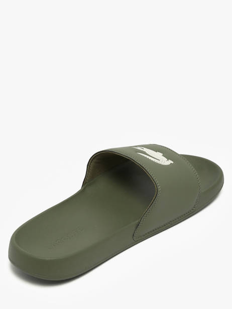 Claquettes Lacoste Vert men 9CMA0041 vue secondaire 2
