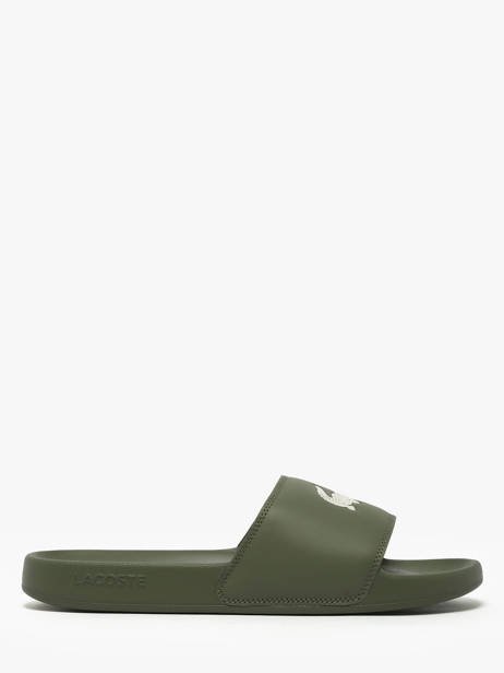 Claquettes Lacoste Vert men 9CMA0041 vue secondaire 3