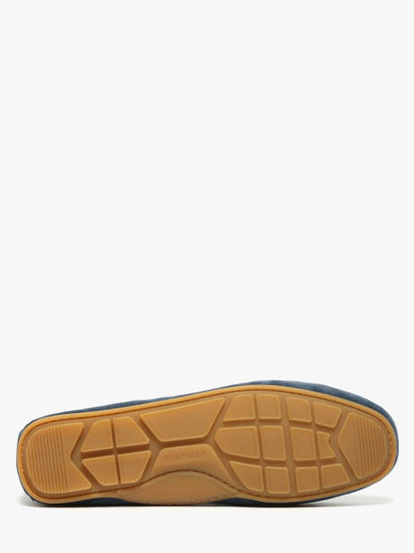 Mocassins En Cuir Tommy hilfiger Bleu men 5789DBZ vue secondaire 4