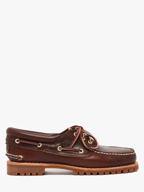 Chaussures Bateau En Cuir Timberland Marron women 13042141