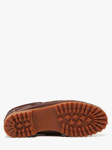Chaussures Bateau En Cuir Timberland Marron women 13042141 vue secondaire 4