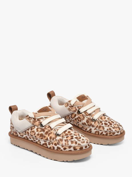 Sneakers Lo Lowmel Plains En Cuir Ugg Marron women 1181071 vue secondaire 1