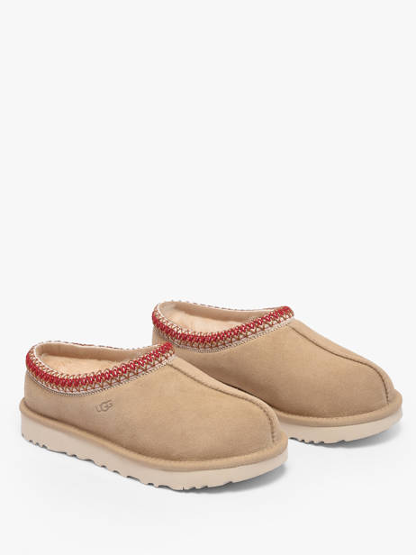 Chaussons Tasman Ii En Cuir Ugg Beige women 1174470 vue secondaire 1