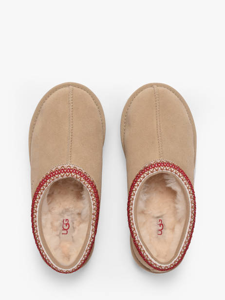 Chaussons Tasman Ii En Cuir Ugg Beige women 1174470 vue secondaire 3