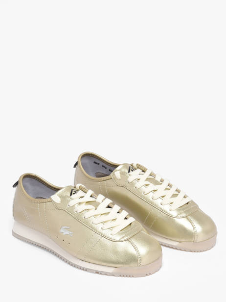 Sneakers En Cuir Lacoste Or women 1SFA0137 vue secondaire 1