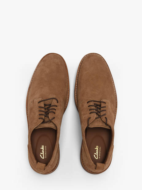 Chaussures De Ville En Cuir Clarks Marron men 26186448 vue secondaire 4