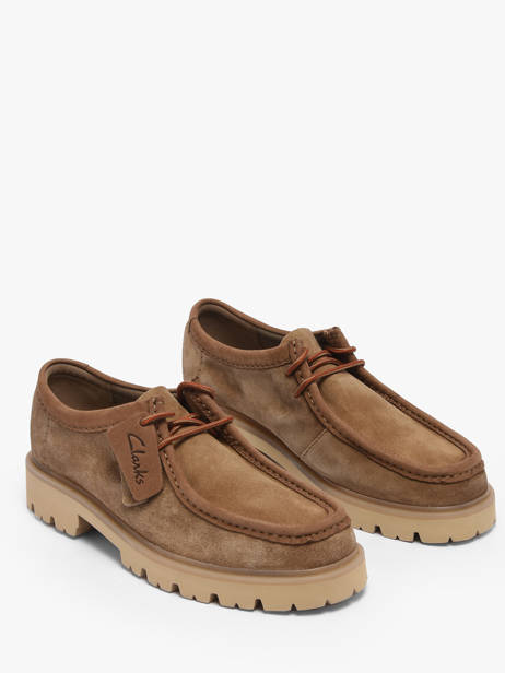 Chaussures Derbies En Cuir Clarks Marron men 26186419 vue secondaire 2