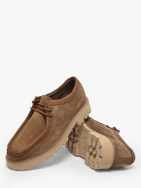 Chaussures Derbies En Cuir Clarks Marron men 26186419 vue secondaire 3
