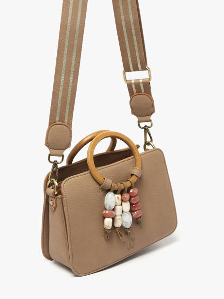 Sac Bandoulière Camomille Pearl Woomen Beige camomille pearl WCAE1S vue secondaire 3