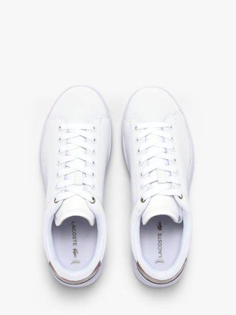 Sneakers En Cuir Lacoste Blanc women 1SFA0092 vue secondaire 3