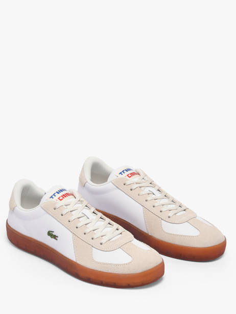 Sneakers En Cuir Lacoste Beige men 1SMA0077 vue secondaire 2