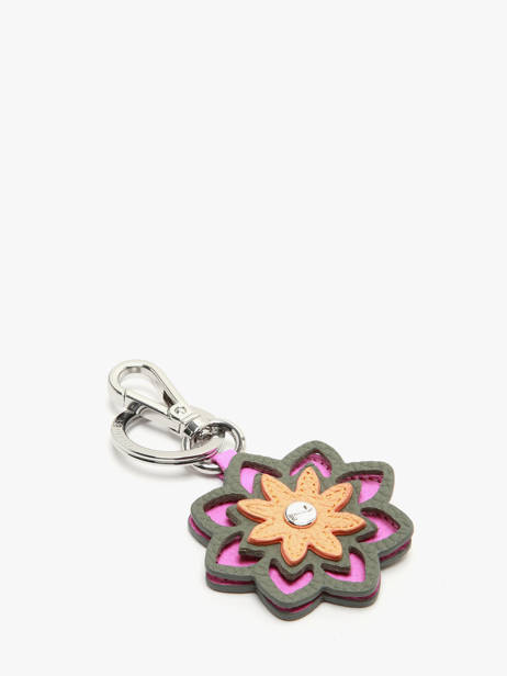 Porte-clefs Mandala Cuir Nathan baume Vert mandala M vue secondaire 1