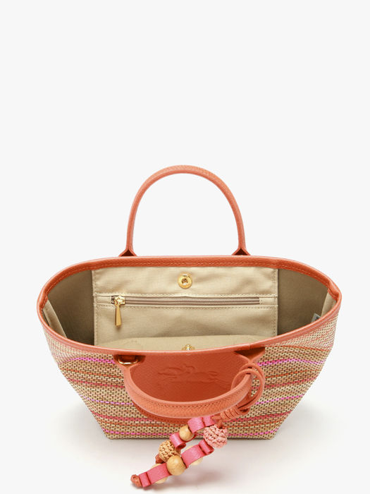 Longchamp Le panier pliage rainbow Sacs porté travers Blanc