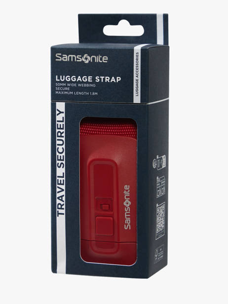 Sangle à Bagage Samsonite Rouge ta revolution 155590 vue secondaire 2
