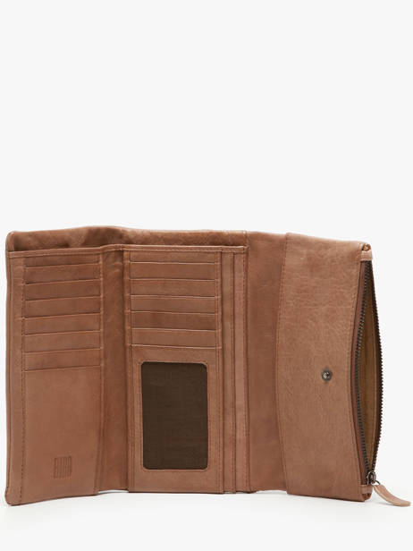 Portefeuille Cuir Biba Beige wallet TOT2L vue secondaire 1