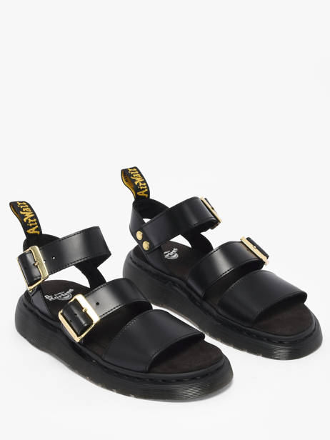Sandales Gryphon Strap En Cuir Dr martens Noir women 42329001 vue secondaire 1