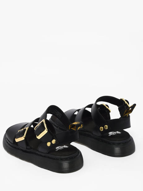Sandales Gryphon Strap En Cuir Dr martens Noir women 42329001 vue secondaire 2