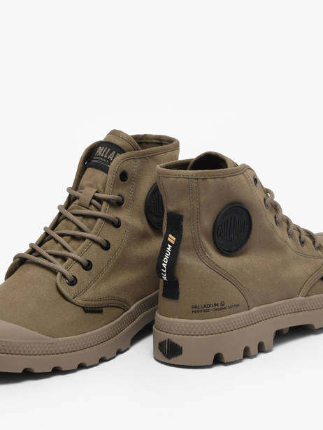 Bottines Palladium Vert men 77356308 vue secondaire 2