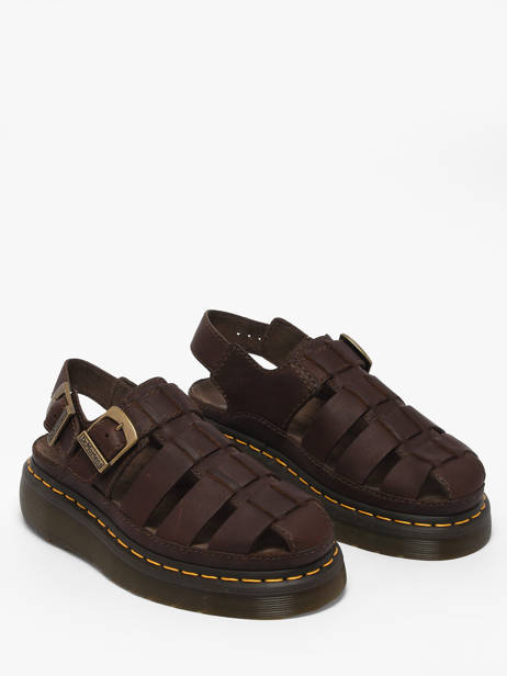 Sandales Wrenlie En Cuir Dr martens Marron women 31524201 vue secondaire 1
