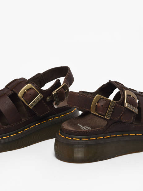 Sandales Wrenlie En Cuir Dr martens Marron women 31524201 vue secondaire 2