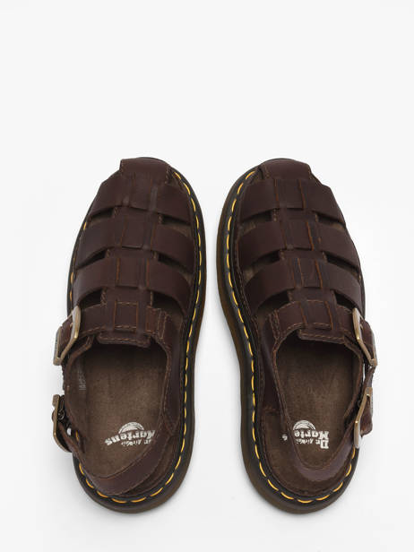Sandales Wrenlie En Cuir Dr martens Marron women 31524201 vue secondaire 3