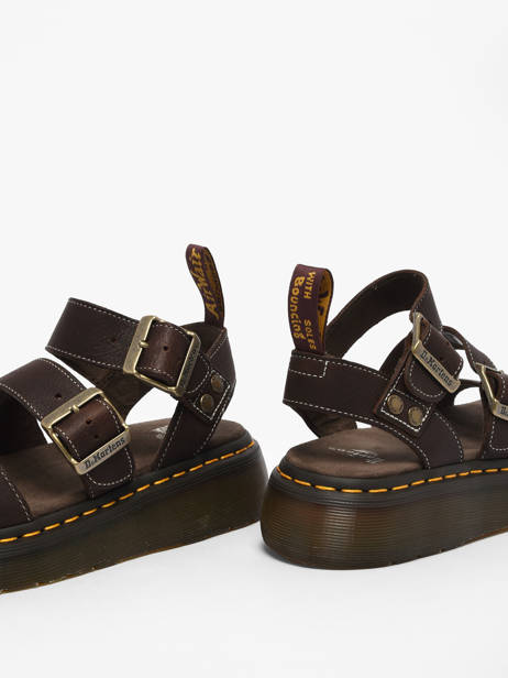 Sandales Gryphon En Cuir Dr martens Marron women 42004200 vue secondaire 2