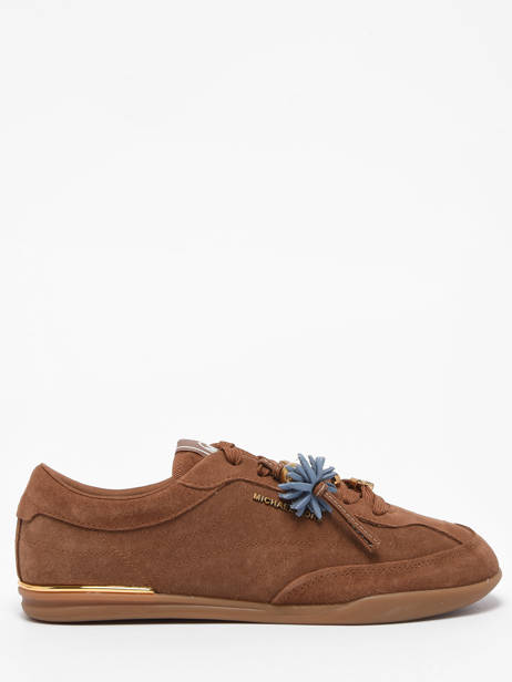 Sneakers En Cuir Michael kors Marron women OFS2S230